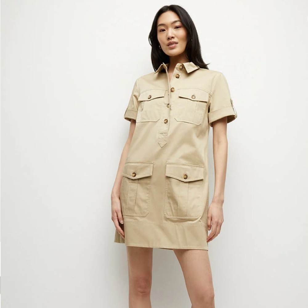 VERONICA BEARD Lucca Cargo Shirtdress